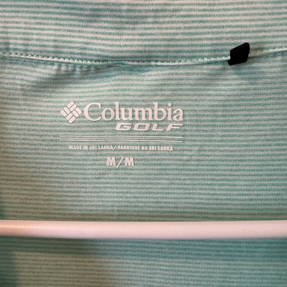 Columbia Golf Aqua Striped Pullover - Picture 2 of 6